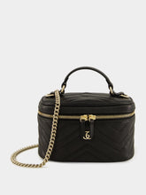 Gucci Black GG Marmont Mini Vanity Bag
