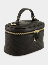 Gucci Black GG Marmont Mini Vanity Bag