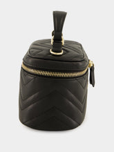Gucci Black GG Marmont Mini Vanity Bag