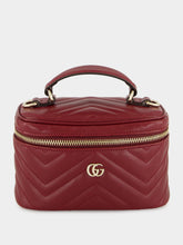 Gucci GG Marmont Mini Vanity Bag in Rosso Ancora Red