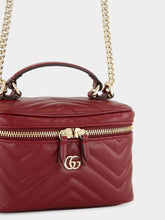 Gucci GG Marmont Mini Vanity Bag in Rosso Ancora Red