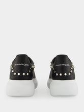 Alexander McQueen Black Studded Leather Low-Top Sneakers