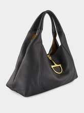 Gucci Black Leather Softbit Maxi Bag