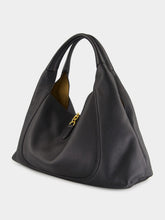 Gucci Black Leather Softbit Maxi Bag