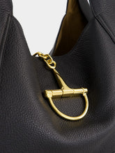 Gucci Black Leather Softbit Maxi Bag