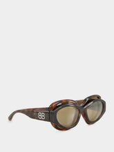 Balenciaga Superbusy Sunglasses in Dark Havana