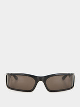 Balenciaga Sunset Rectangle Sunglasses in Black