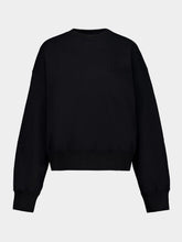 Gucci Black Cotton Sweatshirt with Horsebit