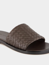 Bottega Veneta Fondant Intrecciato Elio Mule Sandals
