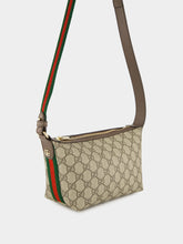 Gucci Beige and Dark Brown Ophidia Mini Shoulder Bag