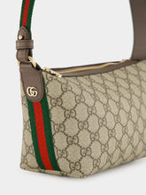 Gucci Beige and Dark Brown Ophidia Mini Shoulder Bag
