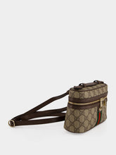 Gucci Beige and Brown Ophidia Small Vanity Bag