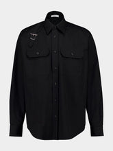 Alexander McQueen Black T-Bar Harness Overshirt
