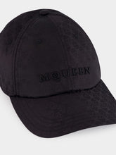 Alexander McQueen Black Skull Repeat Cap