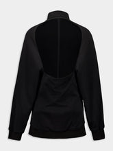Balenciaga Black Cotton Zip-Up Tracksuit Jacket