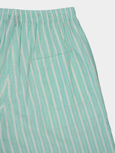 Balenciaga Green Striped Pyjama Trousers