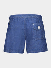 Fedeli Denim Blue Madeira Swim Trunks