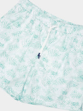 Fedeli Medium Sea Green Print Madeira Swim Trunks