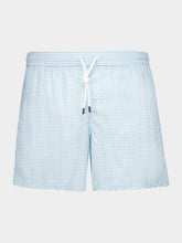 Fedeli Light Cyan Blue Madeira Sakar Swim Trunks