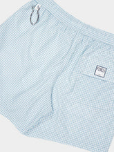 Fedeli Light Cyan Blue Madeira Sakar Swim Trunks