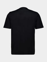 Fedeli Black Knitted Cotton T-Shirt