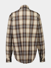 Saint Laurent Brighton Checks Cassandre Lavallière Shirt