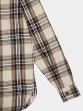 Saint Laurent Brighton Checks Cassandre Lavallière Shirt