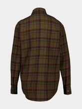 Saint Laurent Fakland Checks Cassandre Lavallière Shirt