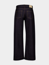 Alexander McQueen Indigo Wide-Leg Denim Jeans