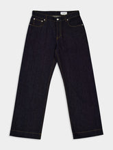 Alexander McQueen Indigo Wide-Leg Denim Jeans