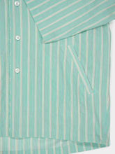 Balenciaga Green Shirt Swing Pyjama Stripes