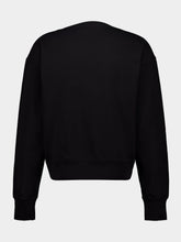 Alexander McQueen Black Logo Cotton Sweatshirt