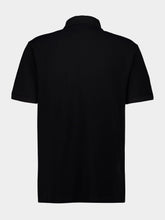 Alexander McQueen Black Logo Embroidered Cotton Polo