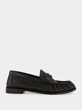Saint Laurent Black Le Loafer Matte Leather Penny Loafers