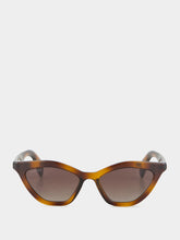 Gucci Light Brown Tortoiseshell Cat-Eye Sunglasses