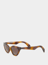 Gucci Light Brown Tortoiseshell Cat-Eye Sunglasses