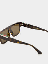 Gucci Web Detail Tortoiseshell GG Sunglasses