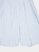 Gabriela Hearst Light Blue Linen Magritte Midi Dress with Straps