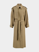 Gabriela Hearst Tellus Camel Wool Trench Coat