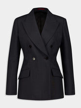 Gucci Ardesia Grey Double-Breasted Wool Jacket