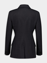 Gucci Ardesia Grey Double-Breasted Wool Jacket