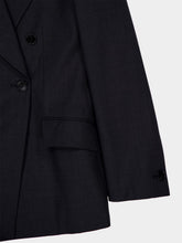 Gucci Ardesia Grey Double-Breasted Wool Jacket