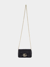 Gucci Black GG Marmont Mini Leather Shoulder Bag