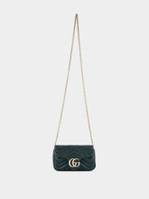 Gucci Green GG Marmont Mini Leather Shoulder Bag