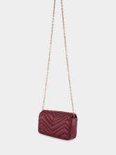 Gucci Rosso Ancora GG Marmont Mini Leather Shoulder Bag