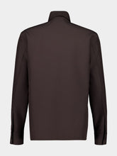 Chocolate Shirt with Horsebit Detail