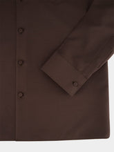Gucci Chocolate Shirt with Horsebit Detail