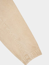 Balenciaga Beige Workwear Cropped Denim Jacket