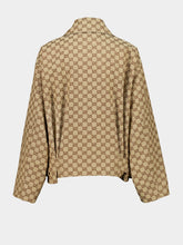 Gucci Camel and Ebony GG Cotton Jacket