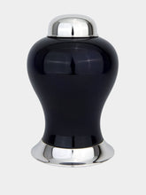 Leitão & Irmão Small Blue Porcelain Pot